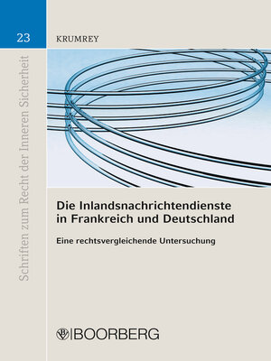 cover image of Die Inlandsnachrichtendienste in Frankreich und Deutschland